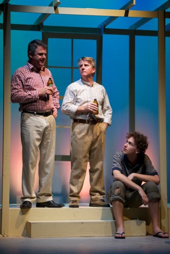 The great Aussie barbie - men outside, women in the kitchen.