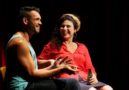 Olivia Rose and her "sister" Cooper George Amai.